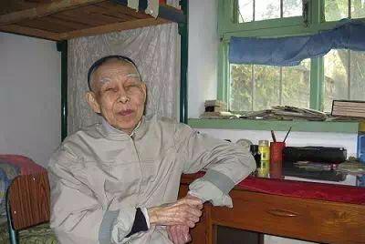 去世之前一个月的谷林老人,沈胜衣摄影