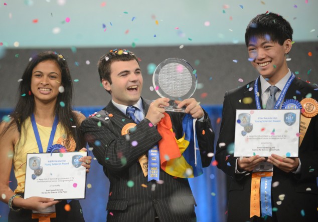 2013英特尔国际科学与工程大奖赛三名大奖获得者